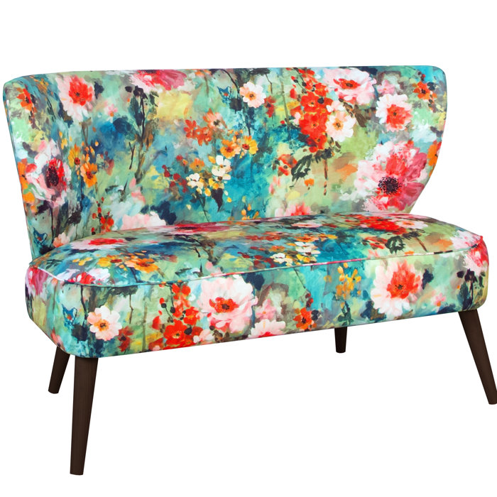 Ivy Bronx Kaia Armless Settee Reviews Wayfair Ca