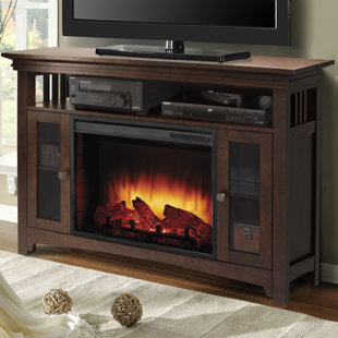 Tall Corner Electric Fireplace Tv Stand - Fireplace Tall Tv Stands Entertainment Centers You Ll Love In 2020 Wayfair