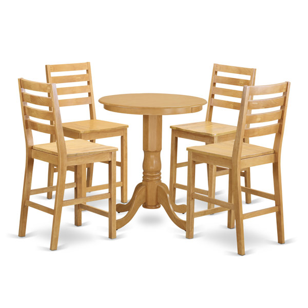 5 Piece Counter Height Pub Table Set By Wooden Importers Best