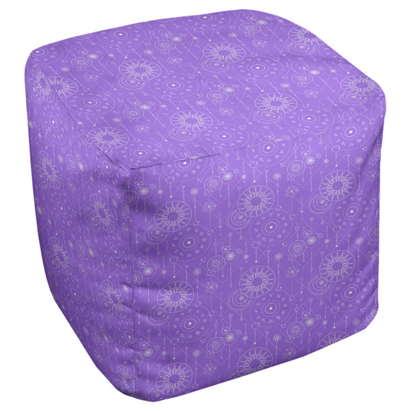Leffel Astrology Cube Ottoman By Ebern Designs New Design