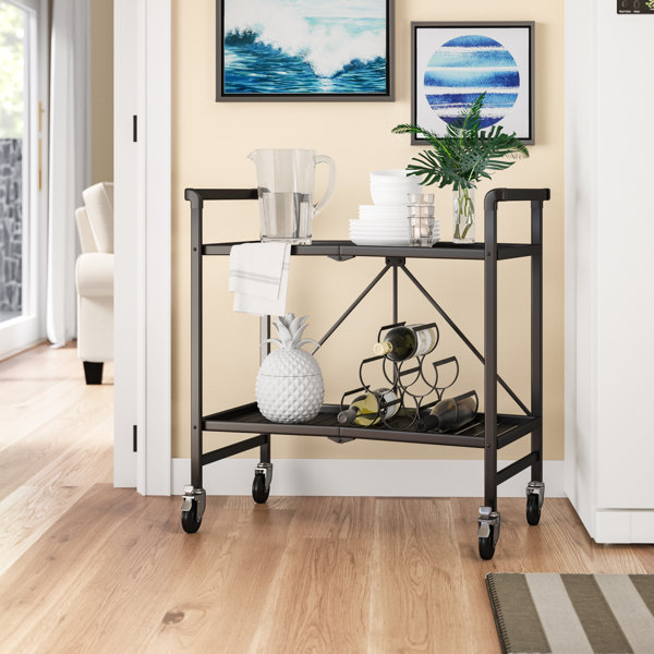 Greenbush Bar Cart By Beachcrest Home #2