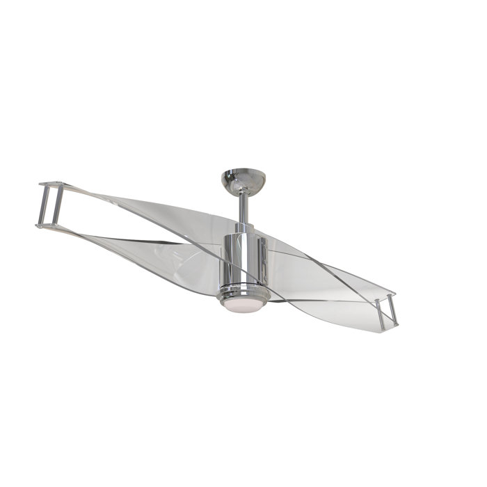 56 Penbrook 2 Blade Led Ceiling Fan With Remote Light Kit Included