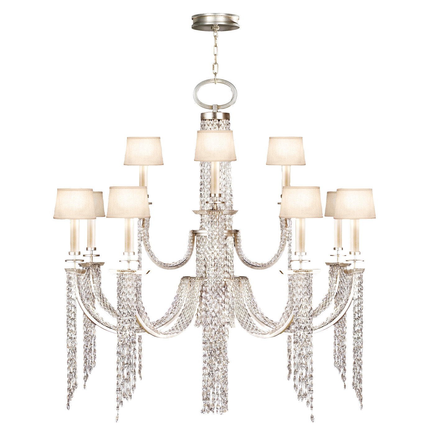 Fine Art Lamps Cascades 16 Light Shaded Classic Traditional Chandelier Perigold