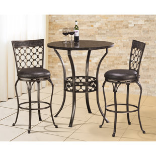 Bar Height Kitchen Table Set Wayfair Alchemist 3 Piece Bar Height Pub Table Set