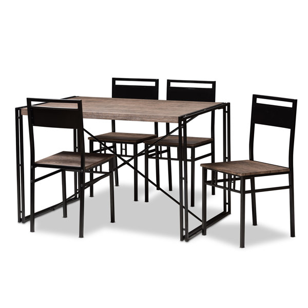 Mizell 5 Piece Dining Set By Williston Forge Discount