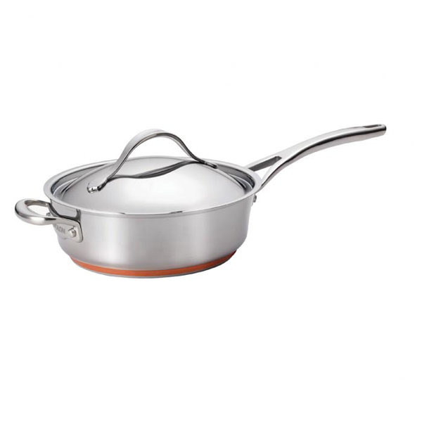 3 qt. Nouvelle Covered Saute Pan with Lid by Anolon
