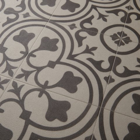 Freestyle™ Deco Wrought Iron/Beige Area Rug by Mannington