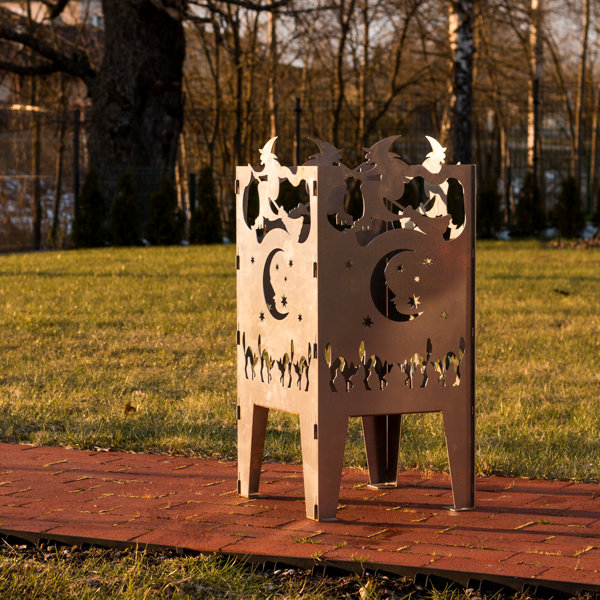 Witch Solid Steel Wood Fire Pit by Curonian