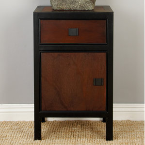 Wood 1 Drawer Nightstand by Cole & Grey