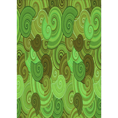 Green Area Rug Trinx Rug Size Rectangle 7 x 9