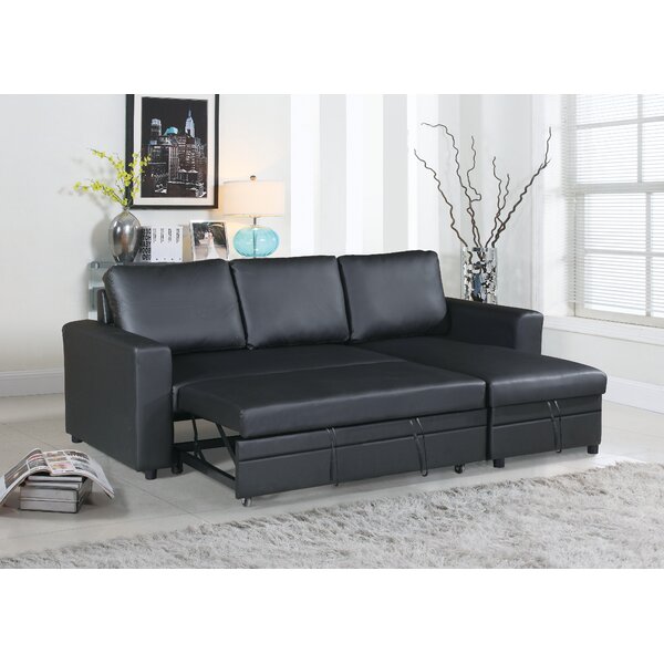 Peddie Right Hand Facing Sleeper Sectional By Ebern Designs