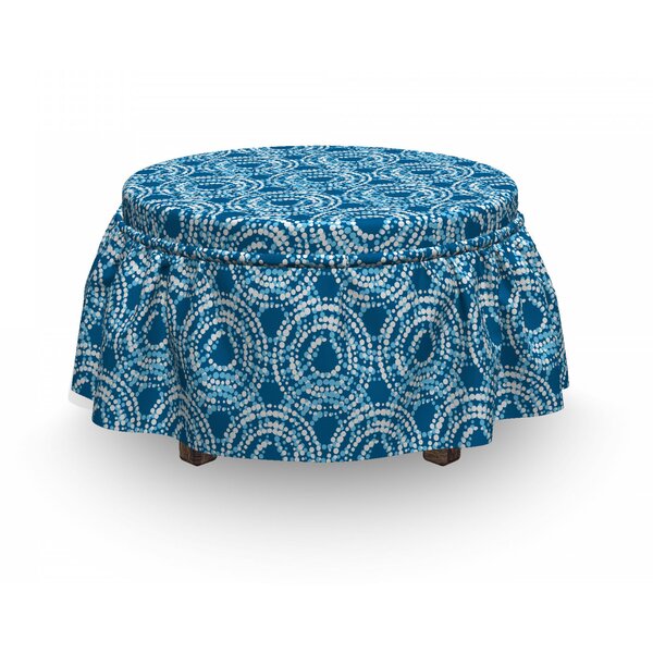 ConceptDots Ottoman Slipcover (Set Of 2) By East Urban Home