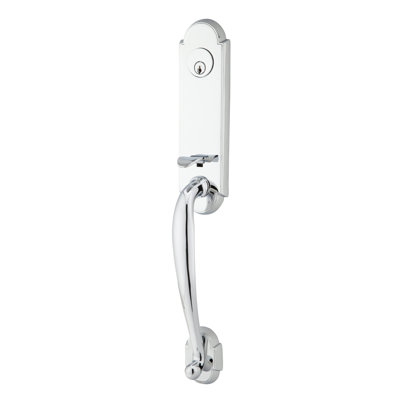 Richmond Double Cylinder Handleset Emtek Finish Bright Chrome Interior KnobLever Type Triton Lever Handle Orientation Left Handed Richmond Double Cylinder Handleset Emtek Finish Bright Chrome Interior KnobLever Type Triton Lever Handle Orientation Left Handed