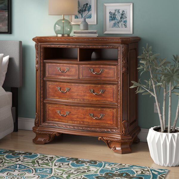 Brussels 4 Drawer Media Chest By Astoria Grand