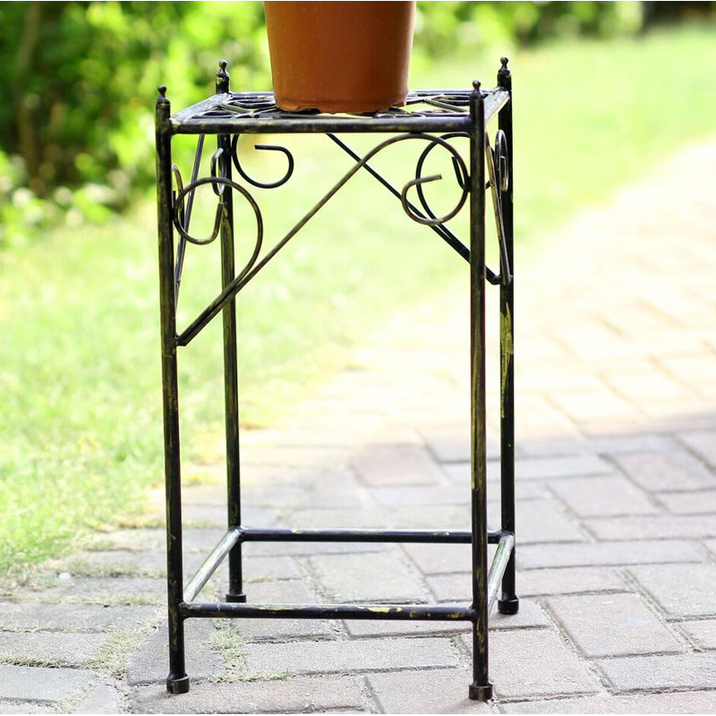 ORE Furniture Lattice Square Medium CastIron Plant Stand & Reviews