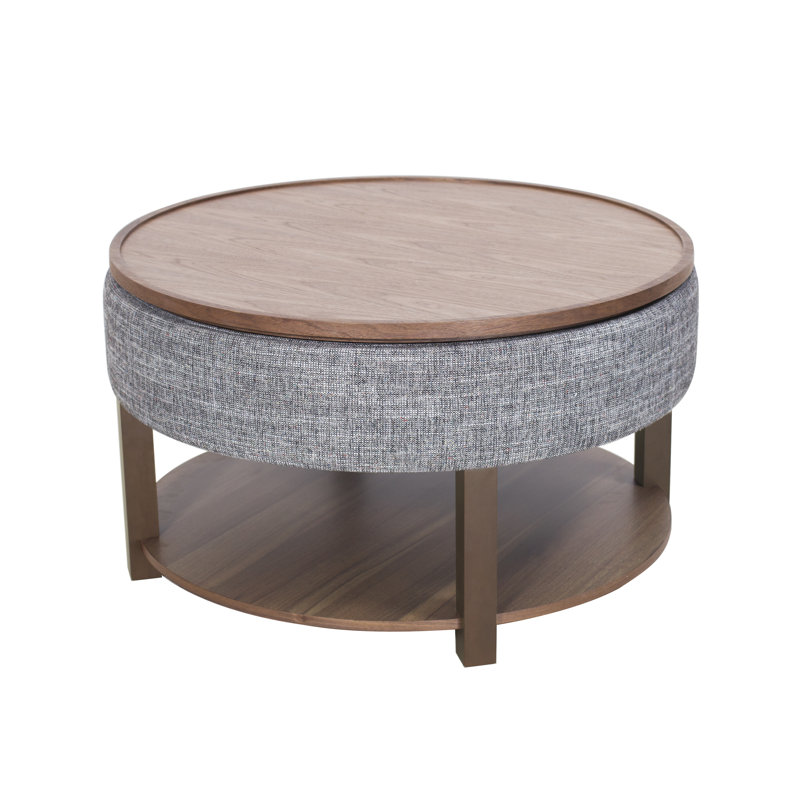 Corrigan Studio Charleen Lift Top Coffee Table With Tray Top And
