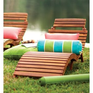 Tifany Wood Outdoor Chaise Lounge