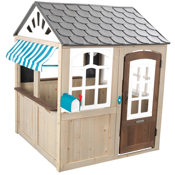 outdoor playhouse with grill