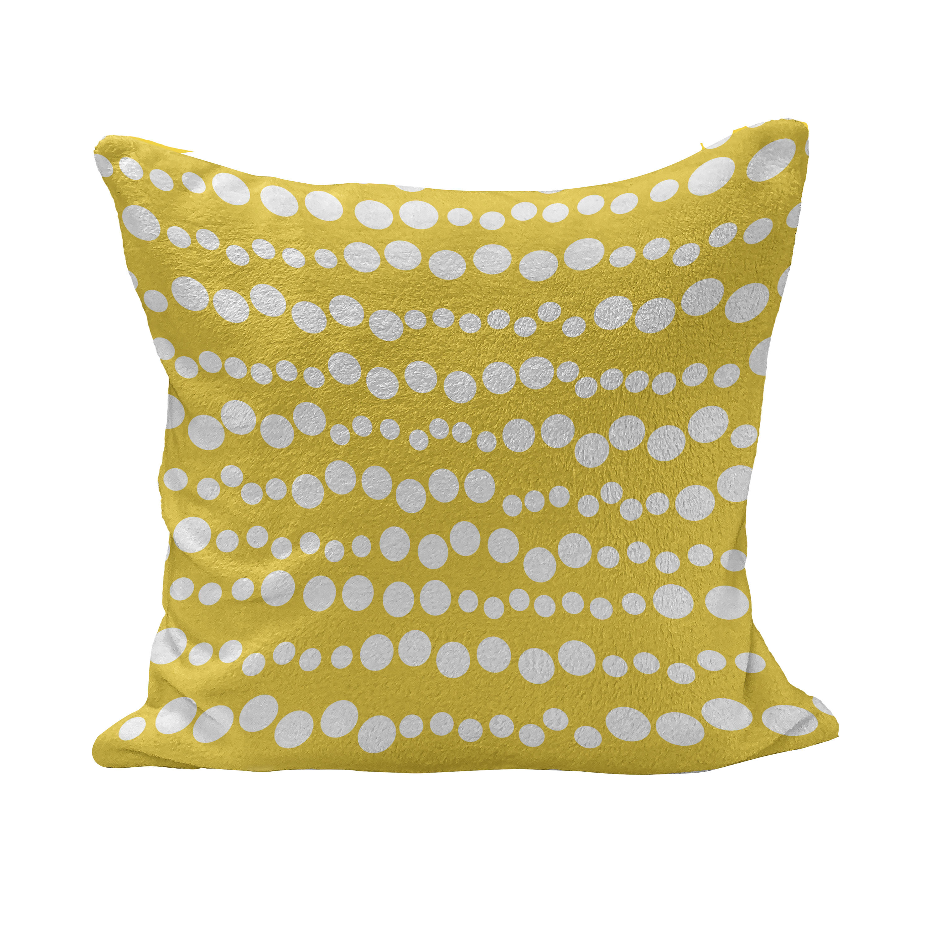 yellow rectangle throw pillow