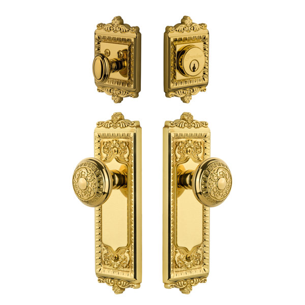 Windsor Single Cylinder Knob Combo Pack by Grandeur