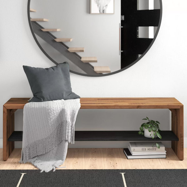 Modern Contemporary Storage Bench Rustic Allmodern