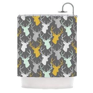 Scattered Deer Shower Curtain
