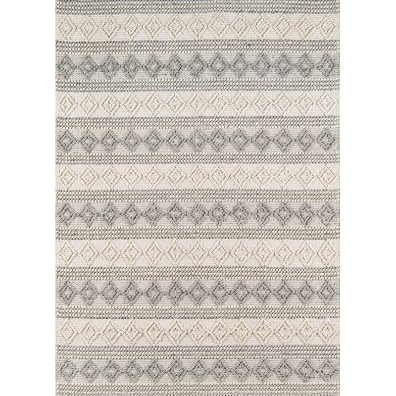 Dorian Geometric Handmade Flatweave Ivory Area Rug Reviews Allmodern