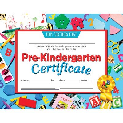 Hayes School Publishing Pre-kindergarten Certificate | Wayfair