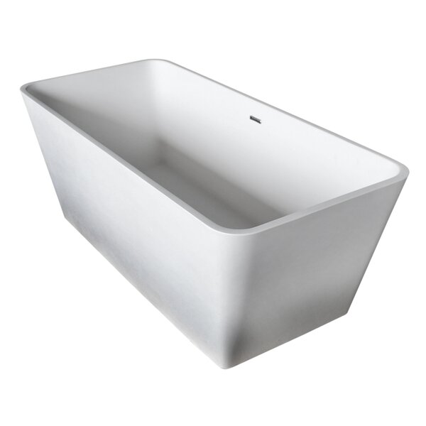 Cenere 58.25 x 26.4 Freestanding Soaking Bathtub by ANZZI