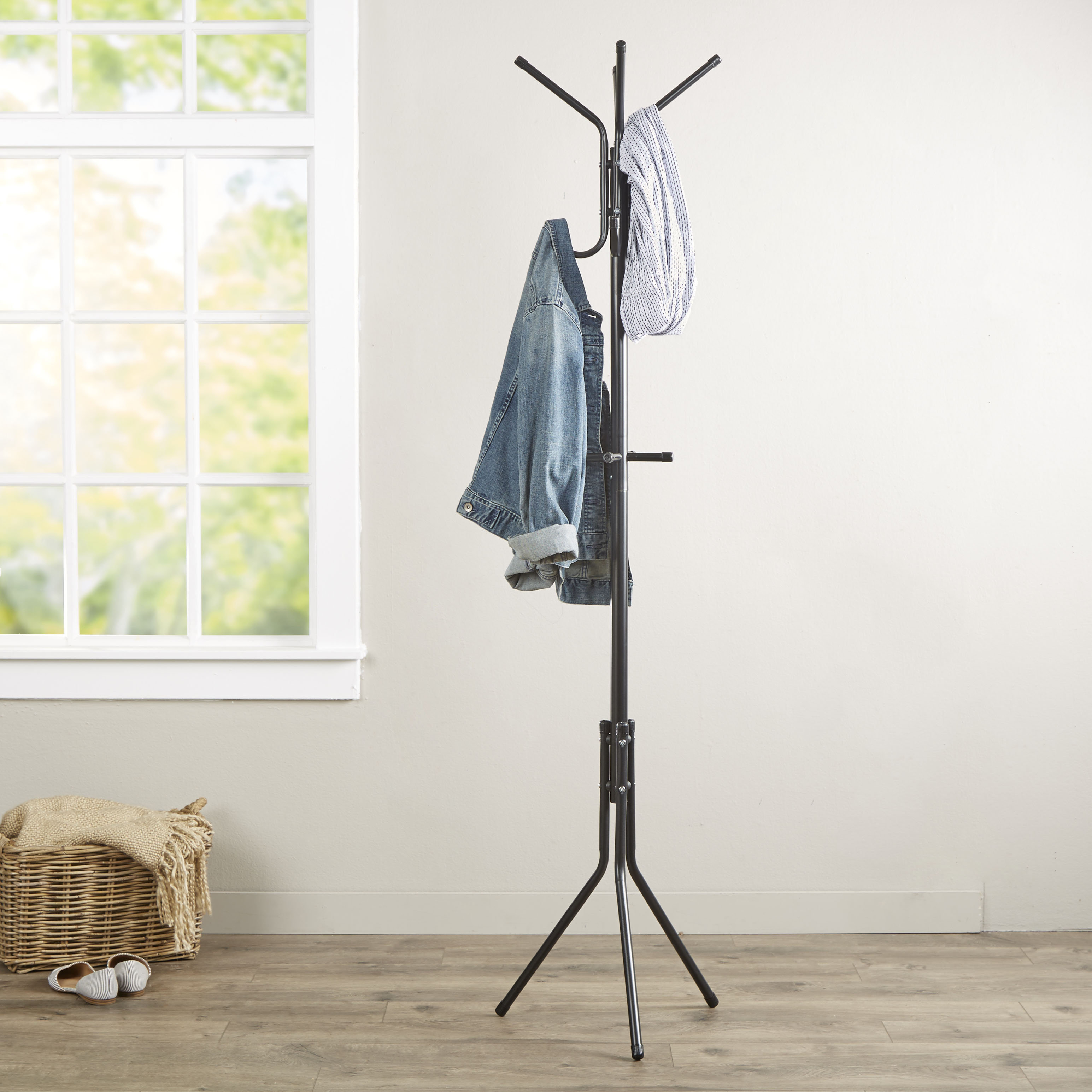 steel coat rack