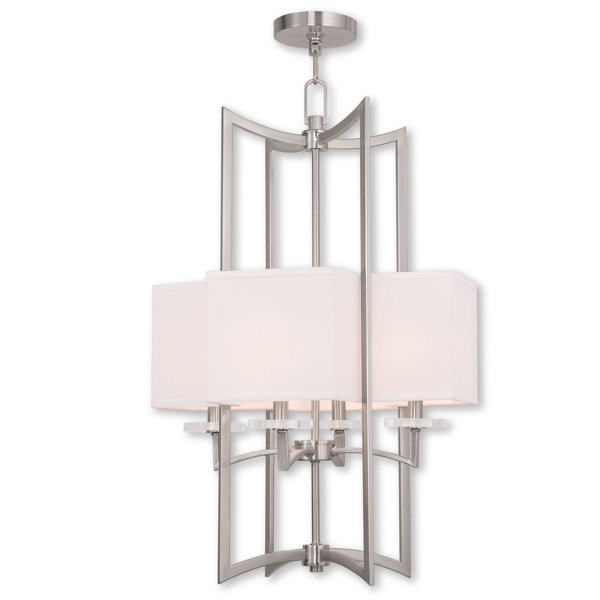 Chandelier With Fabric Shades Wayfair