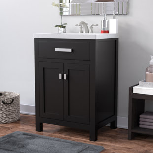 Single Vanities You Ll Love Wayfair Quickview Zipcode Design Knighten 24 Single Bathroom Vanity