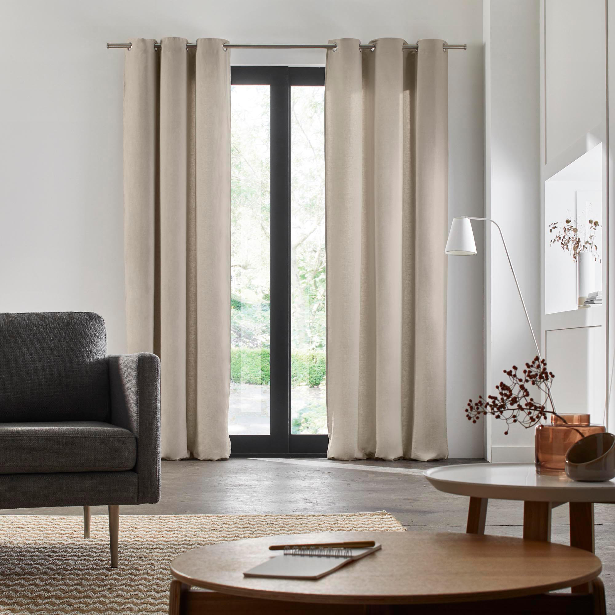 Madura Carlina Solid Room Darkening Grommet Curtain Panels Wayfair