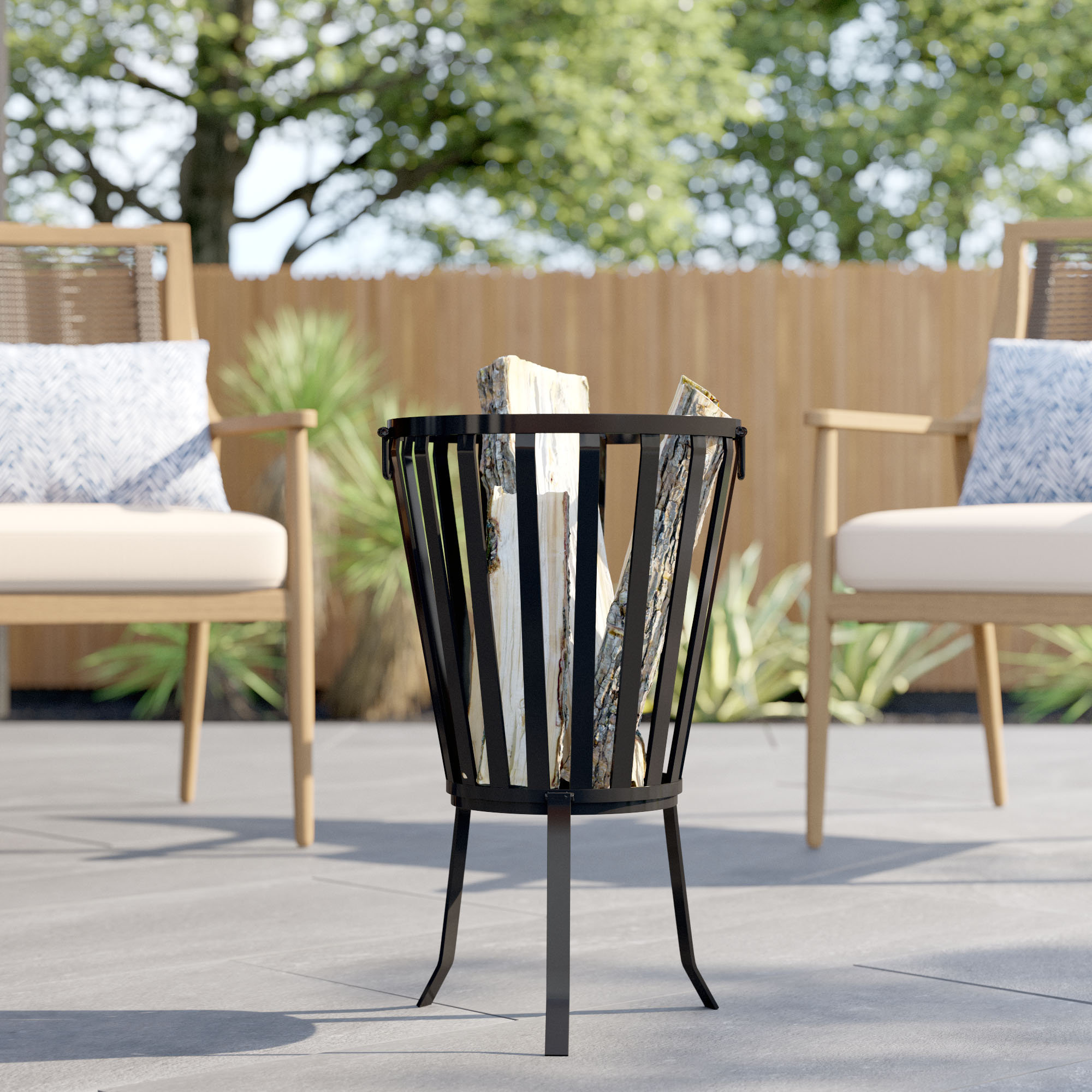 No Filter Cast Iron Wood Burning Fire Pit Reviews Allmodern