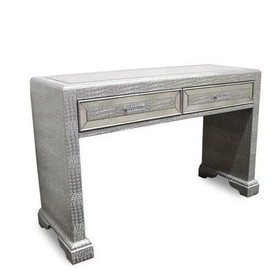 BestMasterFurniture Console Table  Color: Silver