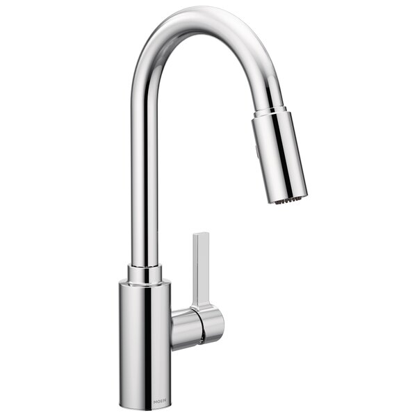 Genta Single Handle Pulldown Kitchen Faucet with Power Clean™, Reflex™, Duralock™ by Moen