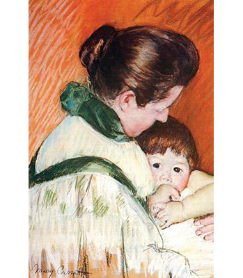 Woman and Child by Mary Cassatt  Print Buyenlarge Size 36 H x 24 W