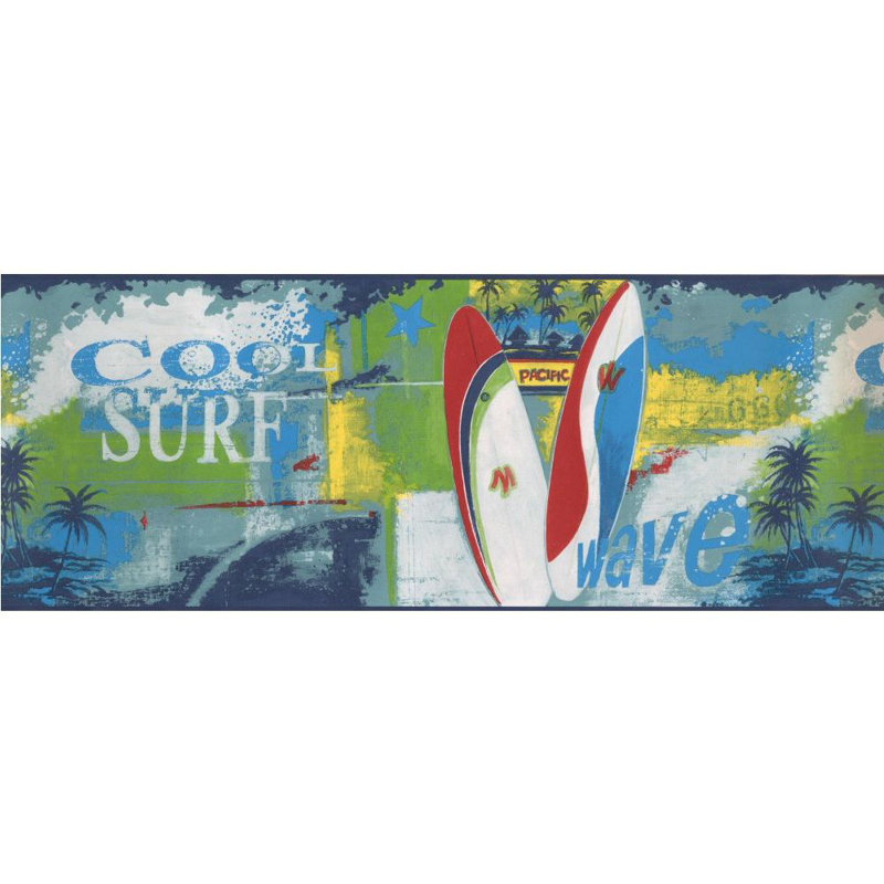 Ebern Designs Winans Pacific Skating Boards 15 L X 9 W Wallpaper