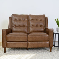 two cushion leather sofa