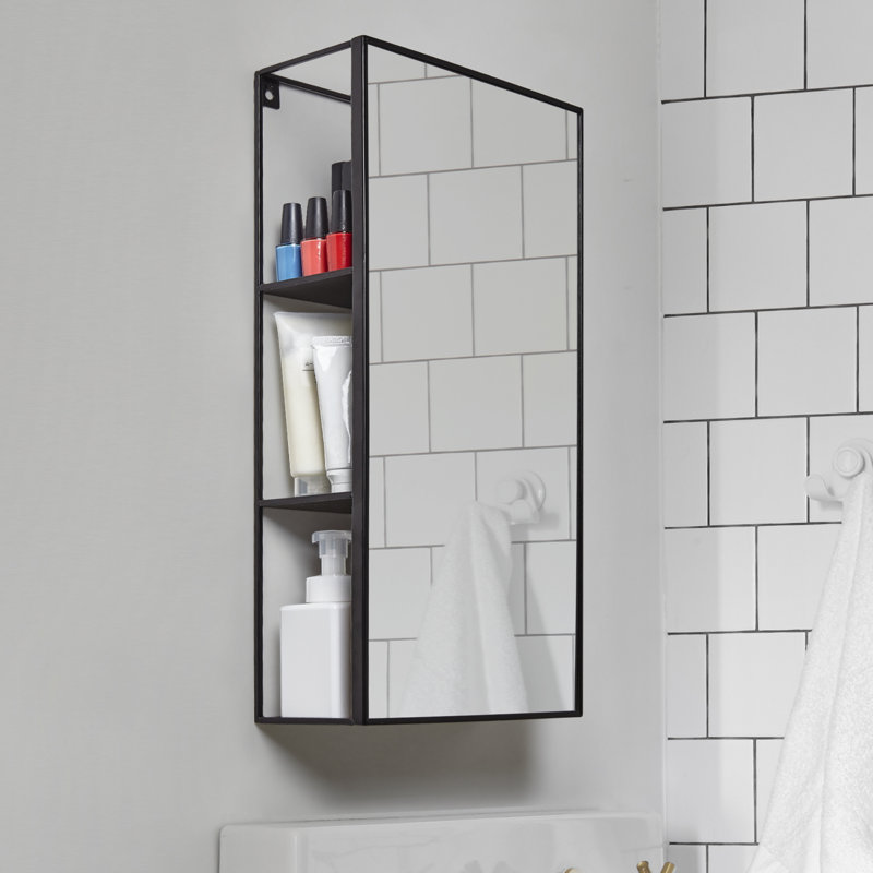 Umbra Cubiko Modern And Contemporary Bathroom Vanity Mirror Contemporary Bathroom Vanity Mirror