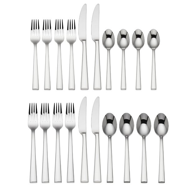 Continental Dining 20 Piece Flatware Set by Lenox