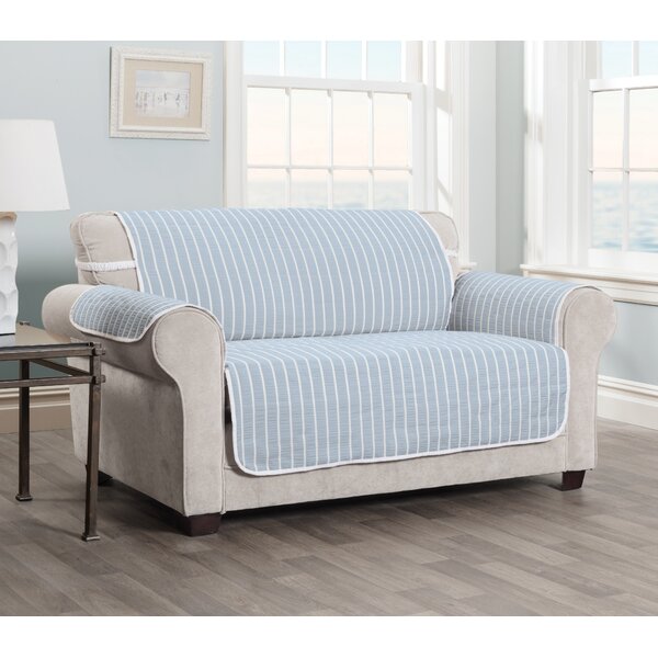 Harper Striped Loveseat Slipcover By Innovative Textile Solutions