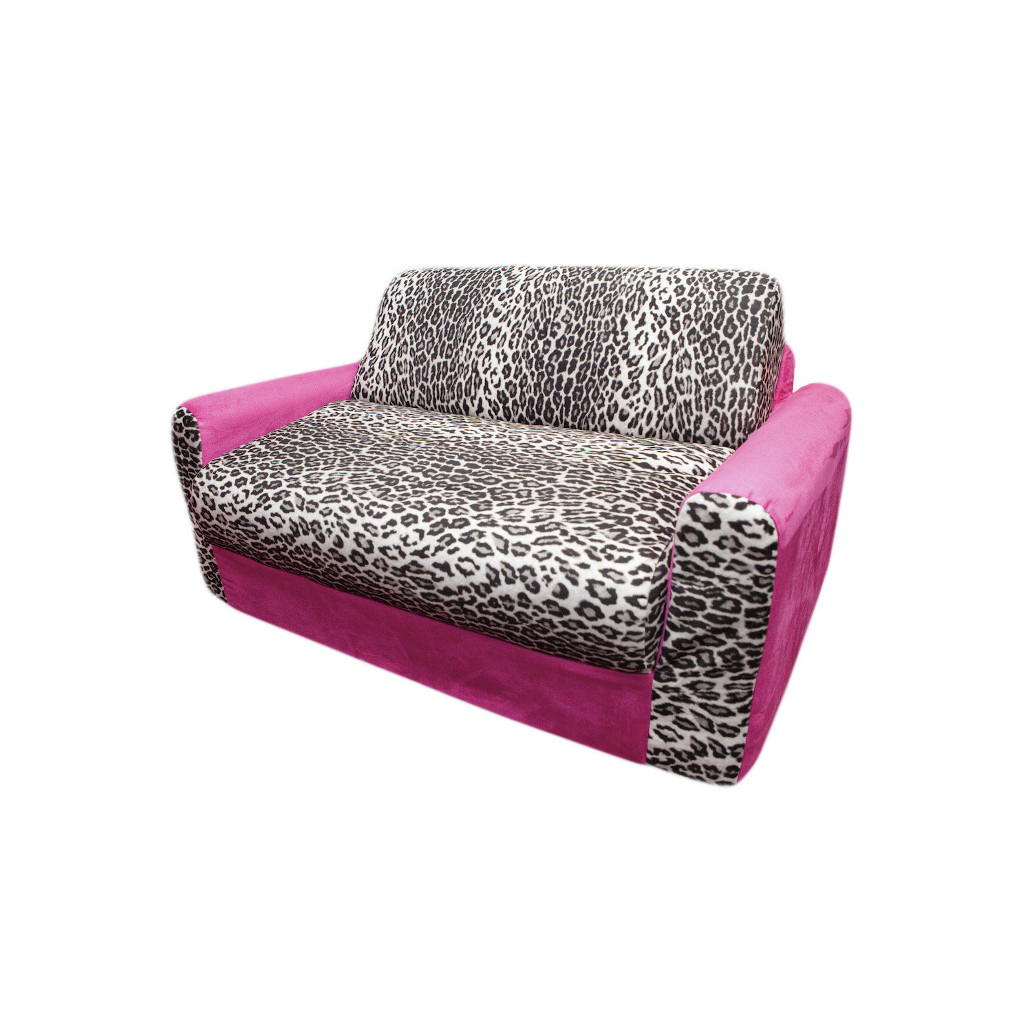 Fun Furnishings Micro And Leopard Kids Sofa Sleeper Wayfair
