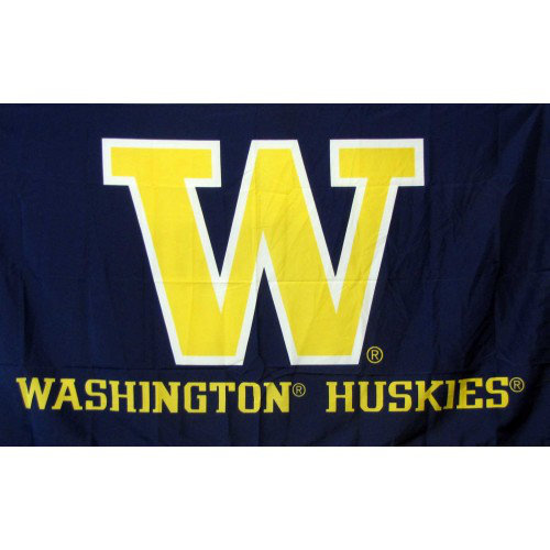 Washington Huskies Polyester 3 x 5 ft. Flag by NeoPlex