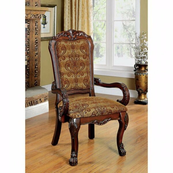Bataan Linen Upholstered Solid Wood Side Chair (Set Of 2) By Astoria Grand