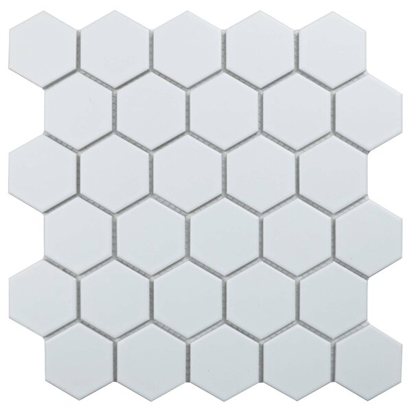 Value Series 2'' x 2'' Porcelain Mosaic Tile in Matte White by WS Tiles