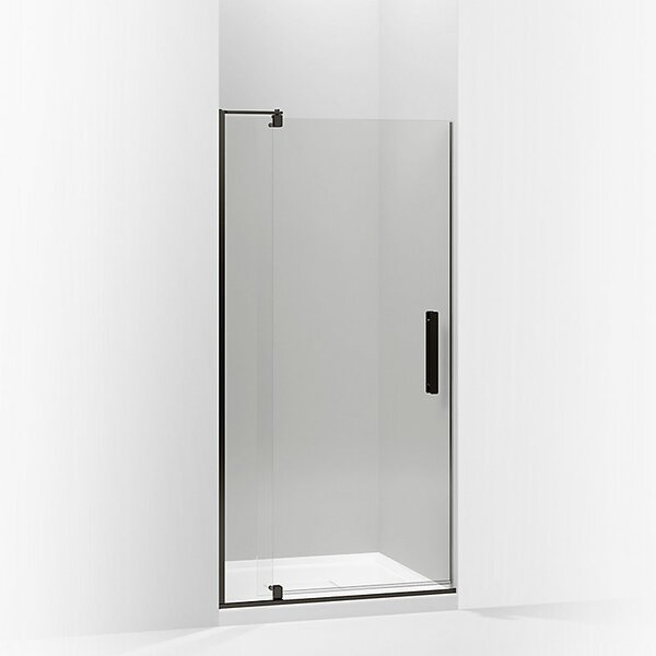 Revel 40'' x 74'' Pivot Shower Door with CleanCoat® Technology by Kohler