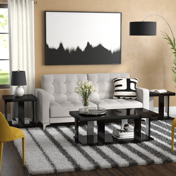 Dicken 3 Piece Coffee Table Set by Wade Logan