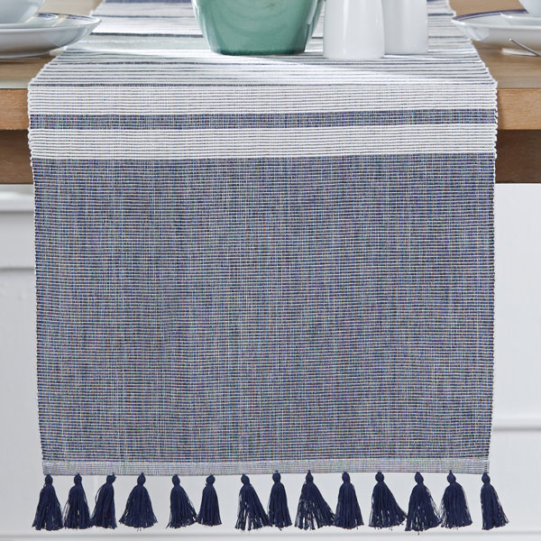 Lacona Tasseled Table Runner by Birch Lane™