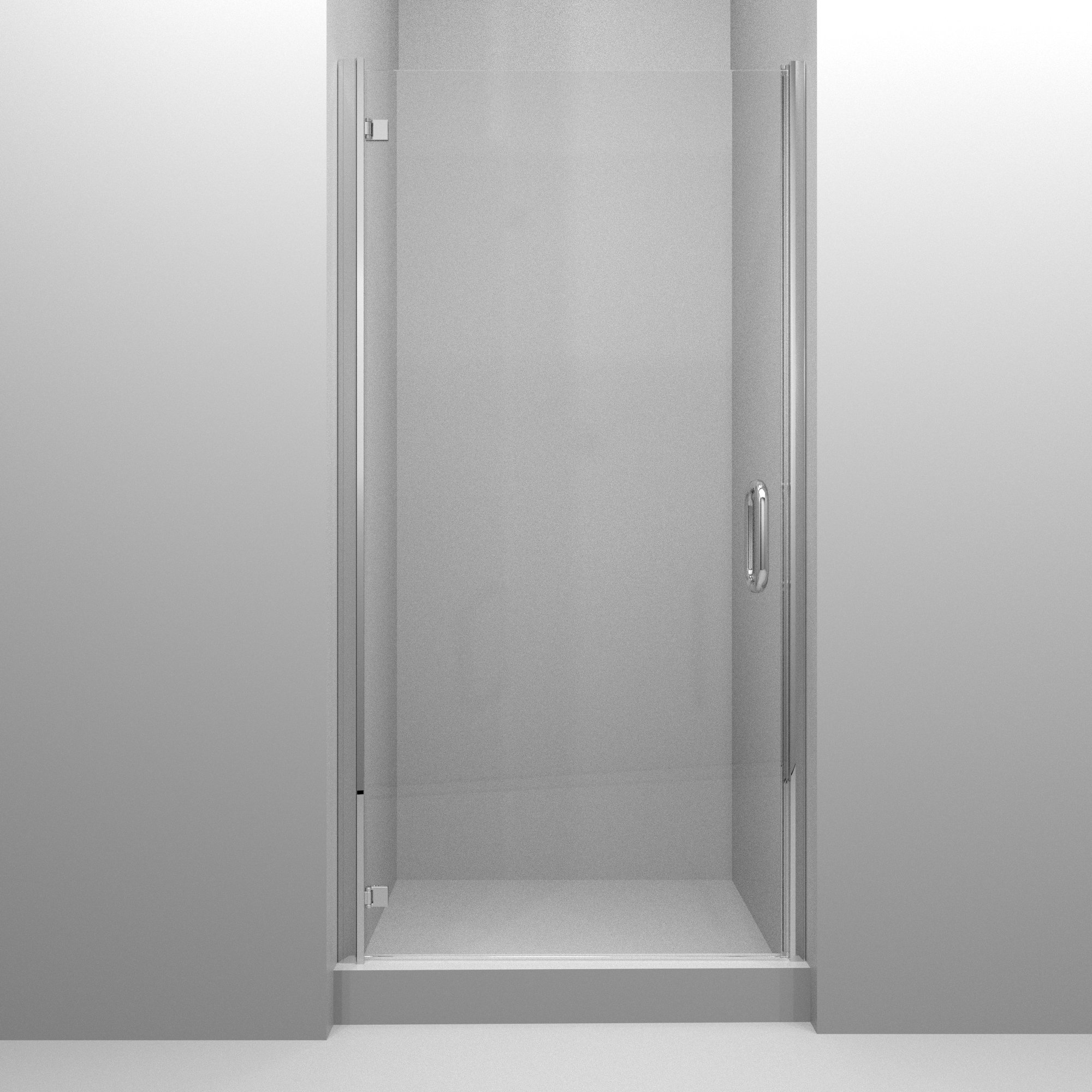 Arizona Shower Door Mp Swinging 24 X 67 Hinged Semi Frameless